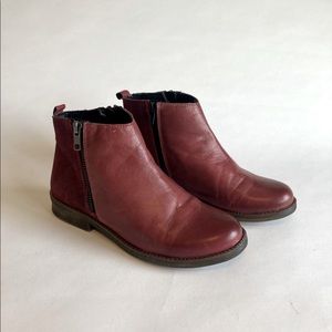 Eric Michael Dust Pink Suede Leather Ankle Boots